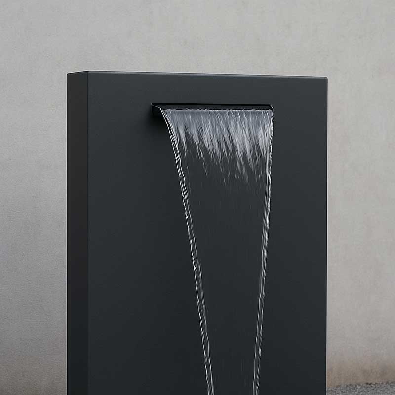 Wasserfälle ( farbig ) aus Aluminium