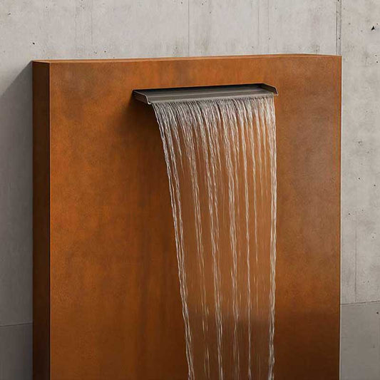 Wasserfall aus Cortenstahl "Cascata 1500"