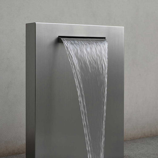 Wasserfall aus Edelstahl "Cascata 1000"