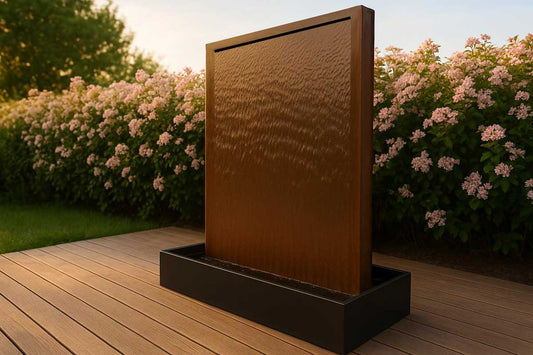 Cortenstahl Wasserwand "Gemini Muro Uno"