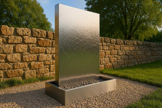 Edelstahl Wasserwand "Gemini Muro Quattro"