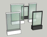 Glas Wasserwand / Trennwand “Linea Gracilis”