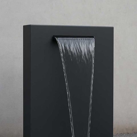 Wasserfall ( farbig ) aus Aluminium "Cascata 1000"