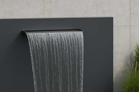 Wasserfall ( farbig ) aus Aluminium "Cascata 1000"