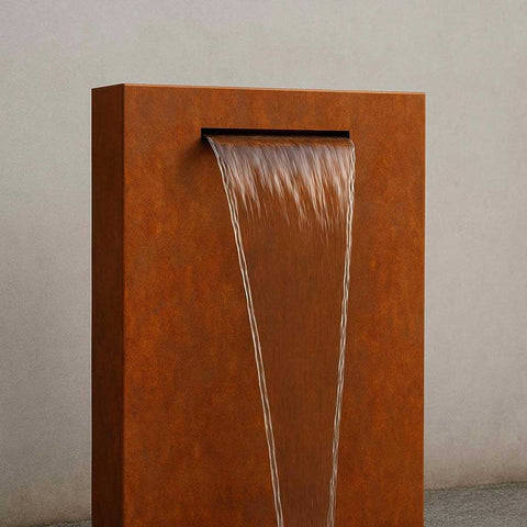 Wasserfall aus Cortenstahl "Cascata 1500"