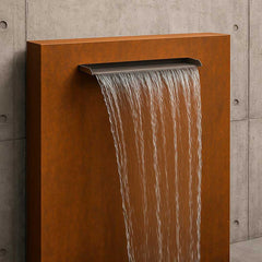 Wasserfall aus Cortenstahl "Cascata 1500"
