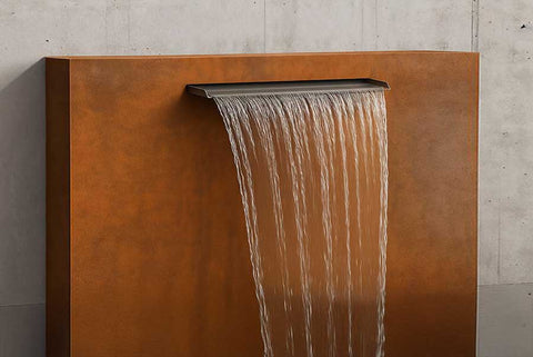 Wasserfall aus Cortenstahl "Cascata 1000"