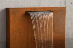 Wasserfall aus Cortenstahl "Cascata 1000"