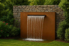 Wasserfall aus Cortenstahl "Cascata 1500"