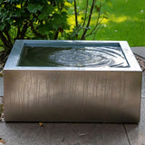 Wasserbecken aus Edelstahl "Le Bassin Q"