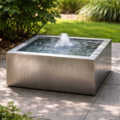 Wasserbecken aus Edelstahl "Le Bassin Q"