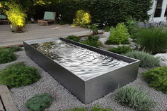 Wasserbecken aus Edelstahl "Le Grand Bassin R"