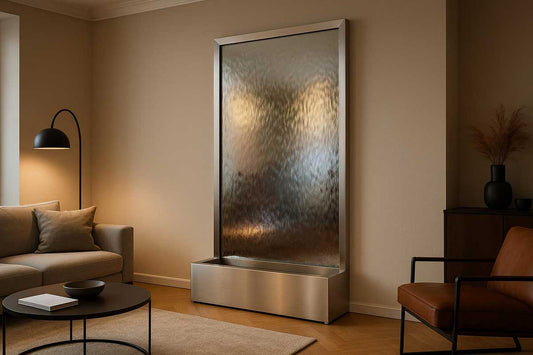 Edelstahl Wasserwand "Gemini Muro Steel"