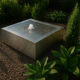 Wassertisch aus Edelstahl "La Table Q"