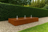 Wassertisch aus Cortenstahl "La Table R"