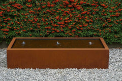 Wassertisch aus Cortenstahl "La Table R"
