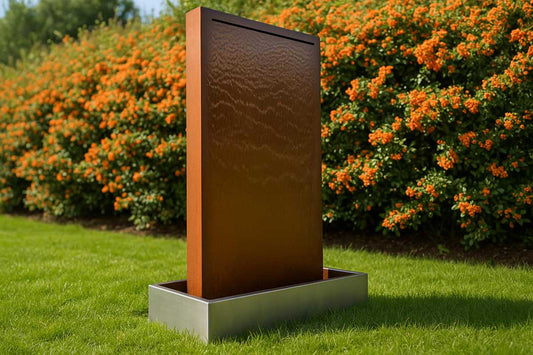 Cortenstahl Wasserwand "Gemini Muro Uno"