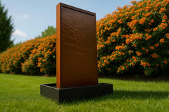 Cortenstahl Wasserwand "Gemini Muro Uno"