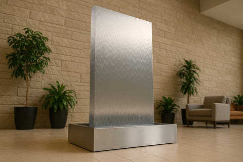 Edelstahl Wasserwand "Gemini Muro Quattro"