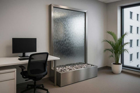 Edelstahl Wasserwand "Gemini Muro Steel"