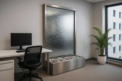 Edelstahl Wasserwand "Gemini Muro Steel"