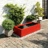 Wasserbecken aus farbig pulverbeschichtetem Aluminium "Le Bassin R"