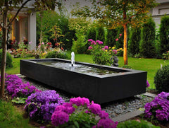 Wasserbecken aus farbig pulverbeschichtetem Aluminium "Le Grand Bassin R"