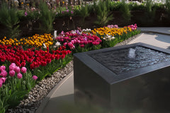Wassertisch aus Aluminium " La Table Q"